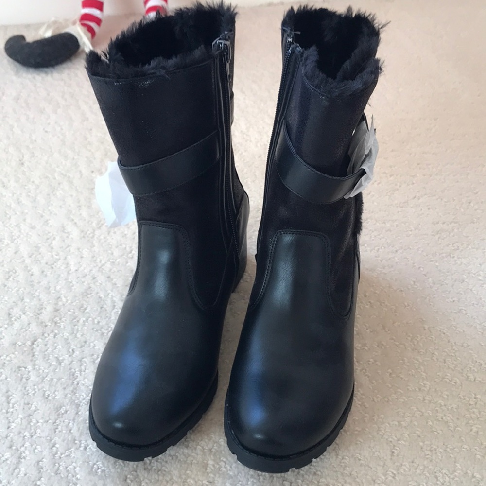 Black boots